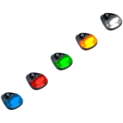 Recon Ford LED Cab Roof Light Set w/ Multi-Colored LED & Smoked or Clear Lens (5-Piece Set) | 264143BKRGB, 264143CLRGB  (7)