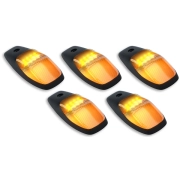 Recon LED Cab Roof Light Set w/ Amber LEDs & Multiple Lens Options (5-Piece Set) | 264345 (6)
