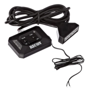 Recon Cab Roof Strobe White & Amber LED Lights w/ Clear or Smoked Lens (5-Piece Set, Wiring Kit Included) | 264346BKS, 264346CLS (8)