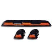 Recon GM Cab Roof Light w/ Amber LED & Lens Options (3-Piece Set, Replaces OEM) | 264158CL, 264158BK, 264158AM (3)