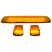 Recon GM Cab Roof Light w/ Multiple LED & Lens Options (3-Piece Set) | 264157 (6)