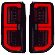 Recon Ford OLED Tail Lights w/ Smoked or Clear Lens | 264279 (4)