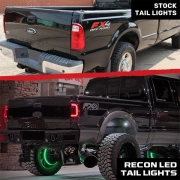 Recon Ford Scanning OLED Tail Lights w/ Smoked Lens | 264293BKS (3)