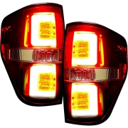 Recon Ford OLED Tail Lights w/ Red Lens | 264368RD (2)