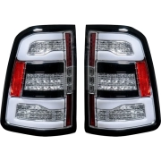 Recon Dodge OLED Tail Lights w/ Scanning Amber Turn Signal (Replaces OEM Halogen Only) | 264338 (2)