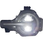 Recon Ford LED Projector Headlights (w/ White LED & Smoked Lens) | 264479BKWH (4)