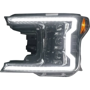 Recon Ford LED Projector Headlights (Replaces OEM Halogen Only) w/ Multiple Lens Options | 264390LED (4)