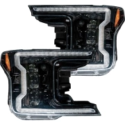 Recon Ford LED Projector Headlights (Replaces OEM Halogen Only) w/ Multiple Lens Options | 264390LED (5)