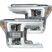 Recon Ford OLED Projector Headlights (Replaces OEM Halogen Only) w/ Multiple Lens Options | 264390 (2)