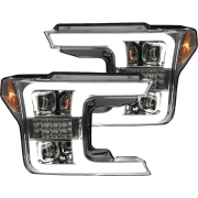 Recon Ford OLED Projector Headlights (Replaces OEM Halogen Only) w/ Multiple Lens Options | 264390 (3)