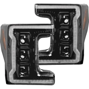 Recon Ford OLED Projector Headlights w/ Smoked or Clear Lens (Replaces OEM Halogen Only) | 264372LED (5)