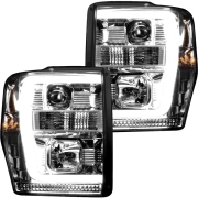 Recon Ford OLED Projector Headlights (w/ Smoked or Clear Lens) | 264196 (3)
