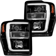 Recon Ford OLED Projector Headlights (w/ Smoked or Clear Lens) | 264196 (4)