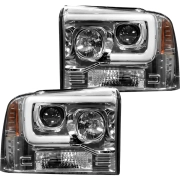 Recon Ford OLED Projector Headlights (w/ Smoked or Clear Lens) | 264193 (2)