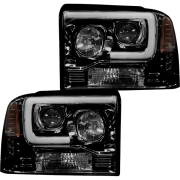 Recon Ford OLED Projector Headlights (w/ Smoked or Clear Lens) | 264193 (4)