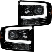 Recon Ford OLED Projector Headlights (w/ Smoked or Clear Lens) | 264192 (5)