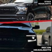 Recon Dodge OLED Projector Headlights (Replaces OEM Halogen Only) | 264376LED (2)