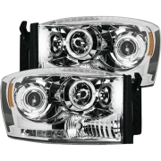 Recon LED Projector Headlights (w/ Clear Lens) | 264199 | 2006-2009 Dodge RAM 1500 / 2500 / 3500