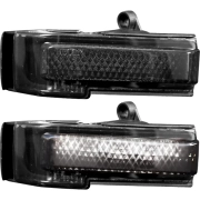 Recon Ford LED Side Mirror Lens(w/ White or Amber LEDs & Smoked Lens) | 264244 (2)