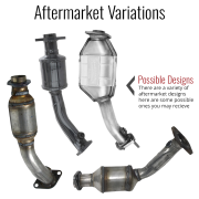 NEW 04-07 Cadillac SRX & STS 3.6 Catalytic Converter *EPA or CARB (Left) | 642132