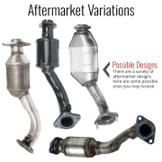 NEW 04-07 Cadillac SRX & STS 3.6 Catalytic Converter *EPA or CARB (Right) | 642131