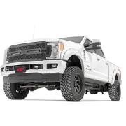 Rough Country Mesh Grille & 12in Dual Row LEDs (Black) | 70216 (5)