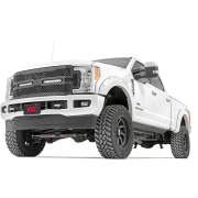 Rough Country Mesh Grille & 12in Dual Row LEDs (Black) | 70216 (6)