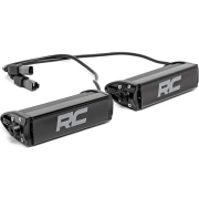 Rough Country 12in Cree Dual Row LED Light Bar (Black or Chrome) Pair | 70706, 70706BL (4)