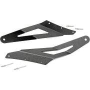 Rough Country 54in Curved LED Light Bar Upper Windshield Mounts | 70538A | 2003-2010 Dodge RAM 2500 / 3500