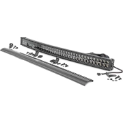 Rough Country 40in Curved CREE Dual Row LED Light Bar (Black w/ Cool White DRL) | 72940BD | Universal