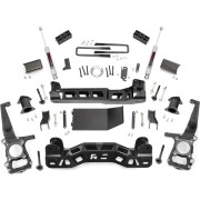 Rough Country 4in Suspension Lift Kit | 57430, 57430_A | 2011-2014 Ford F150 4WD 