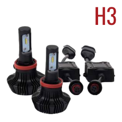 HID / LED Headlight & Fog Light Kits - LED Headlight Kits by Bulb Size - H3 Fog Light Kits