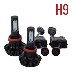 HID / LED Headlight & Fog Light Kits - LED Headlight Kits by Bulb Size - H9 Headlight Kits