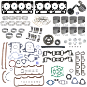NEW 97-02 GM 6.5 Diesel Engine Overhaul Kit | Pistons + Bearings + Gaskets | 1997-2002 GM Truck 6.5L Diesel V8 16V