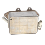 NEW 2020+ Ford 6.7 Powerstroke Oil Cooler - back | LC3Z6A642B, LC3Z6A642C