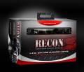 Recon LED Daytime Running Light Kit | 264151BK | Rectangular AUDI Style w/ Smoked Lens Black Housing