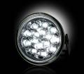 Recon LED Daytime Running Light Kit | 264152BK | Round Style Black Housing w/ Smoked Lenses