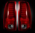 Lighting | 1983-2000 GM Diesel 6.2 & 6.5L - Tail Lights | 1983-2000 GM Diesel 6.2 & 6.5L - RECON - RECON 264173RBK | LED Tail Lights - DARK RED SMOKED (1999-2007 Silverado & Sierra)