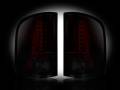 RECON 264189RBK | LED Tail Lights - DARK RED SMOKED (2007-2013 Sierra 1500/2500/3500 *Single Wheel ONLY*)