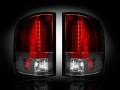 RECON - RECON 264189RD | LED Tail Lights - RED (2007-2013 Sierra 1500/2500/3500 *Single Wheel ONLY*)