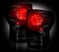 External Lighting - Tail Lights - RECON - RECON 264188BK | LED Tail Lights - SMOKED (2007-2013 Toyota Tundra)