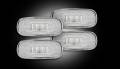 RECON - RECON 264131CL | LED Dually Fender Lights - CLEAR For Dodge Ram 03-09