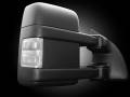 Lighting | Ford F250-F550  - Side Mirror Lights For Ford F-250 to F-550  - RECON - RECON 264140CL | LED Side Mirror Lens - CLEAR For Ford Powerstroke 08-16