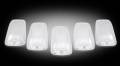 LED Cab Lights - Chevrolet LED Cab Lights - RECON - RECON 264159CL | Cab Roof Lens - CLEAR For GM 88-02