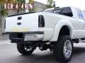 RECON 264181YL | "SUPERDUTY" Raised Letter Inserts - YELLOW For Ford Superduty 08-15
