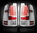 Lighting | 2013-2018 RAM Cummins 6.7L - Tail Lights | 2013-2018 6.7L Dodge Cummins - RECON - RECON 264236CL | LED Tail Lights - CLEAR (2013-14 Dodge Ram 1500/2500/3500 w/ Factory LED Tail Lights)
