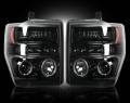 RECON - Ford Superduty F-250 to F-550 2008-10 Recon Smoked Headlights & Tail Lights & Third Brake Light & Side Mirror Lights Lighting Package - Image 3