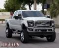 RECON - Ford Superduty F-250 to F-550 2011-2016 Recon Smoked Headlights w/ CCFL Halos & Tail Lights & Third Brake Light & Side Mirror Light Lighting Package - Image 4